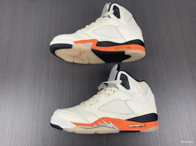 Reps TBK Orange Jordan 5 Retro DC1060-100 Total 0718